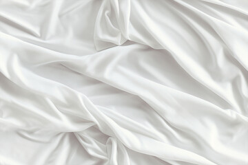 Obraz premium white bed sheets background wall texture pattern seamless wallpaper