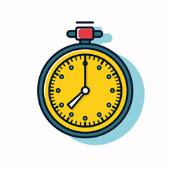 Obraz premium Stopwatch_Modern_Line_Icon_Vector_Line_Art_CuteIcon_