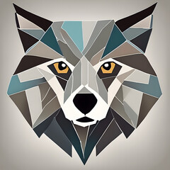  Wolf head vector illustration ,Luxury logo, icon, vector illustration , silhouette,  background, drawing ,wallpaper ,sketch 