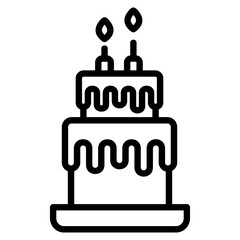 Cake  Icon Element For Design