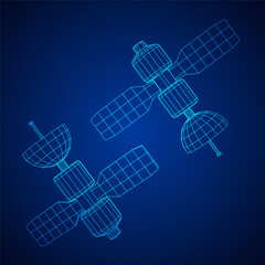 Space station communications satellite.