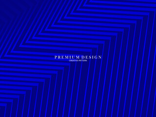 Blue abstract background with modern corporate concept. Vector horizontal template for digital lux business banner, contemporary formal invitation, luxury voucher, prestigious gift certificate.