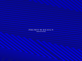 Blue abstract background with modern corporate concept. Vector horizontal template for digital lux business banner, contemporary formal invitation, luxury voucher, prestigious gift certificate.