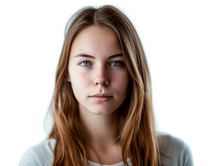 Fototapeta premium Confident young entrepreneur woman isolated on a white background with space for text