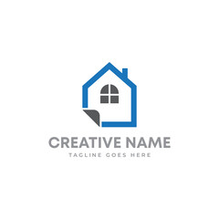 Real estate or property creative logo. editable vector eps file ready to use.