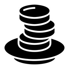 Pancakes  Icon Element For Design