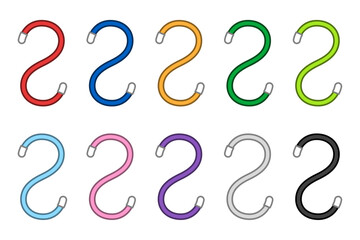 10色のS字フックセット