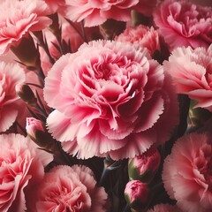 Beautiful Pink carnation flower background