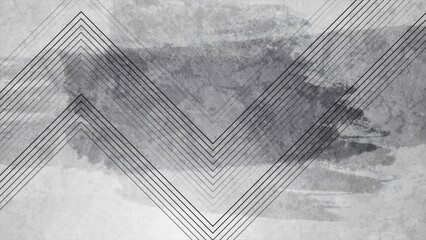 Grey grunge geometric design with lines