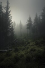 Defocus abstract background of the forest. High quality photo