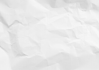 Paper White Crumpled Background Old Vintage Letter Grey Wrinkle Sheet Dirty Crease Page Design...