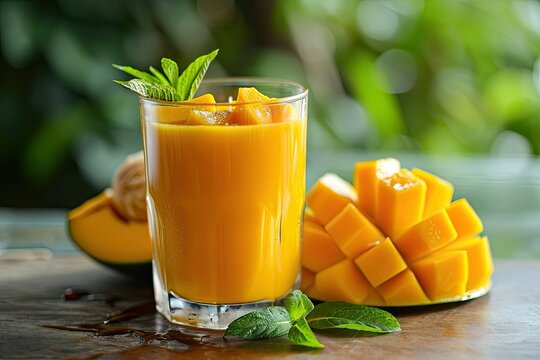 Revitalizing tropical Alphonso mango juice