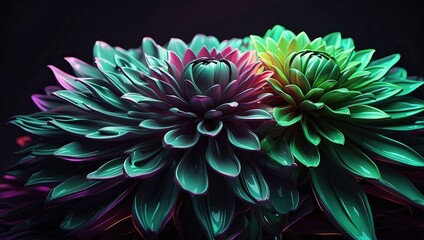 abstract flower fractal