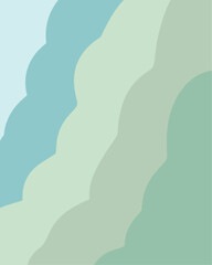 vector Abstract seamless design background with green pastel background