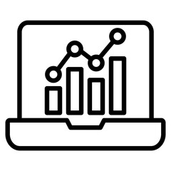 Bar Chart  Icon Element For Design