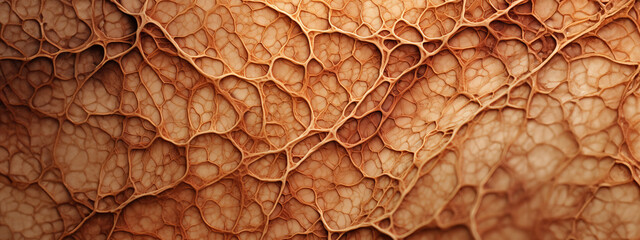3D Illustration of a Microscopic vision of biological tissue
