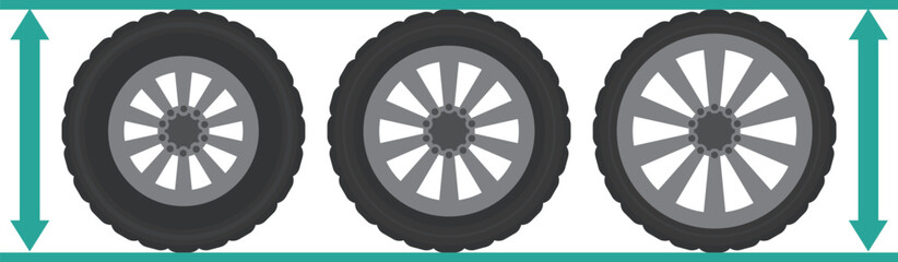 タイヤインチアップのイメージ素材 © vdck_studio