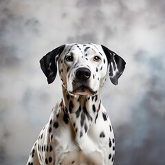 great Dane dog standing  behind blurry background Generative Ai 