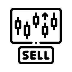 sell line icon