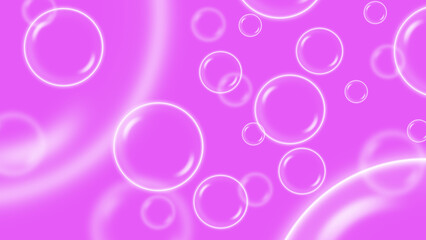 Water drops on gradient background bubble color concept graphic for illustration