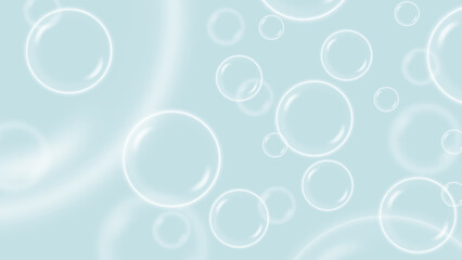 Water drops on gradient background bubble color concept graphic for illustration