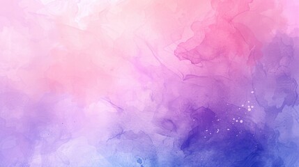 Obraz na płótnie Canvas Light sky pink, purple shades and blue watercolor abstract background