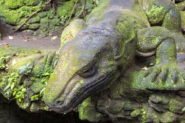 Statues in Monkey forest Ubud, Bali