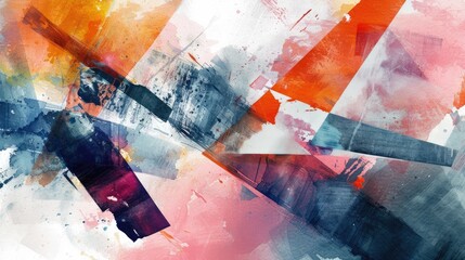 modern artistic fragments of contemporary watercolor abstract background