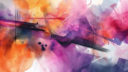 modern artistic fragments of contemporary watercolor abstract background