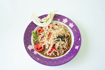 Som Tum, a Thai dish.