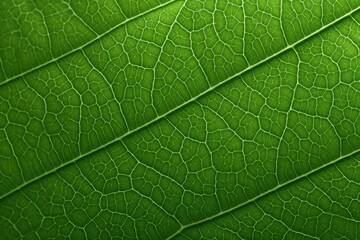 Macro of green leaves Generated by AI