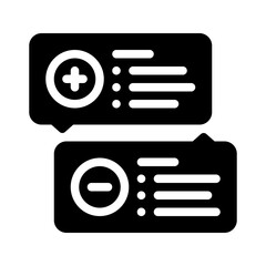 discussion glyph icon