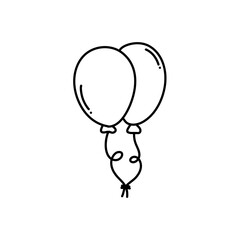 Balloons with string for Party celebration