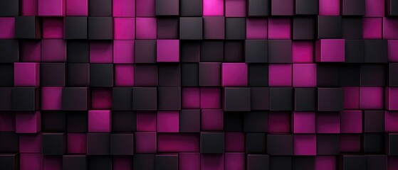 Captivating abstract texture featuring dark geometric patterns in luxurious pink and black, adding a sense of opulence and sophistication, Ai Generated.