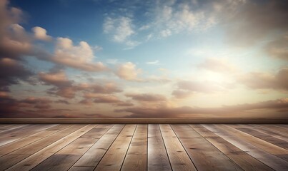 wood textured backgrounds in a room interior on the sky field backgrounds