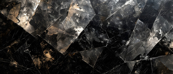 Black and Gold Marble Wallpaper With Pattern