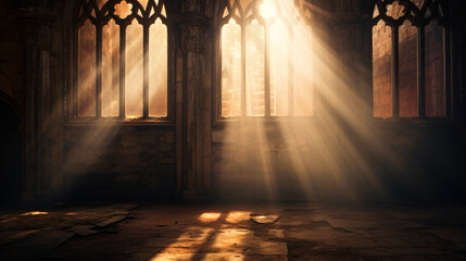 Sun rays beaming - Powered by Adobe