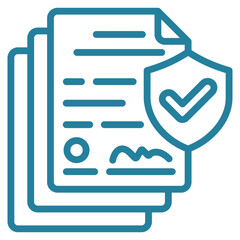 Document Icon Element For Design