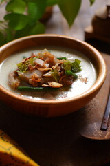 a bowl of sayur nangka muda 
