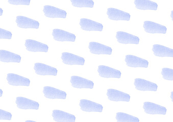 水彩の青のドットが並んだ背景イラスト素材