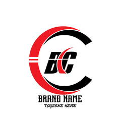 BC Logo Design Vector Template. BC Letter Logo Design