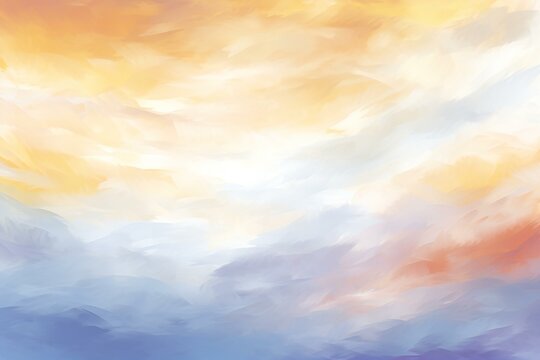 Abstract watercolor background,  Digital art painting,  Colorful sky