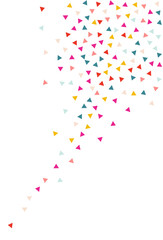 Happy Elements Abstract Vector White Background.