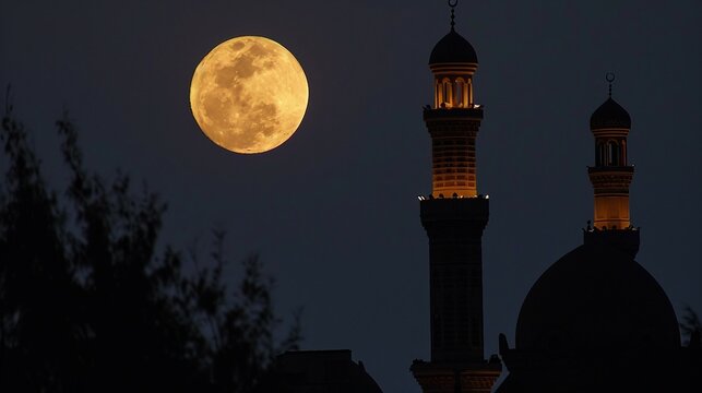 Ramadan Moon in Frame