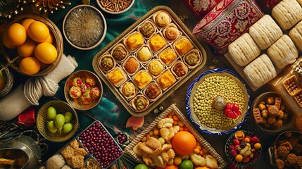 Traditional Gifts Ramadan Kareem 2024 - obrazy, fototapety, plakaty