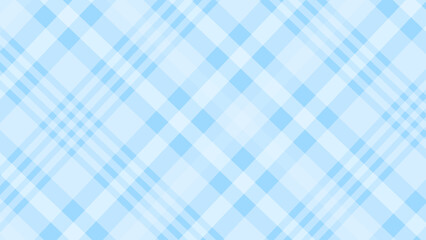 Blue and white diagonal plaid background