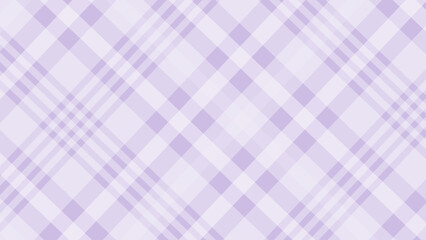 Purple and white diagonal plaid background