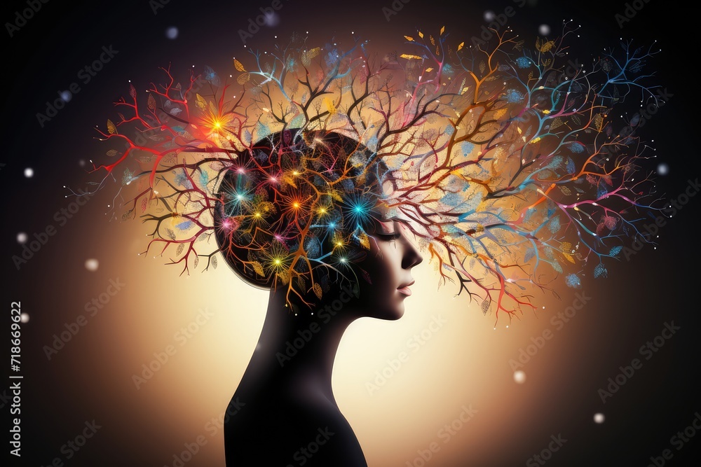 Poster human brain deep learning memory processes. long-term memory stores information, short-term memory h