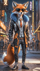 The Fox with Swag. Stay sharp in style