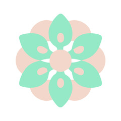 Beautiful flower shape design for various decorations.